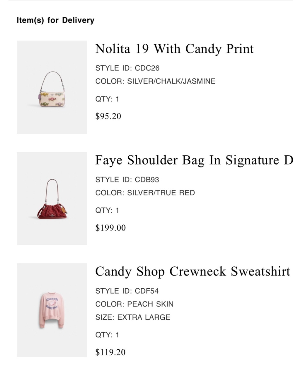 Coach Crimson Signature Shoulder Bag - Picture 4 of 4